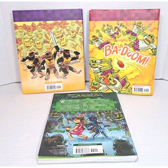 Lot (3) Popular MMOs Presents Zombies’ Day Off, Enter the Mine, A Hole New World - Picture 2 of 4